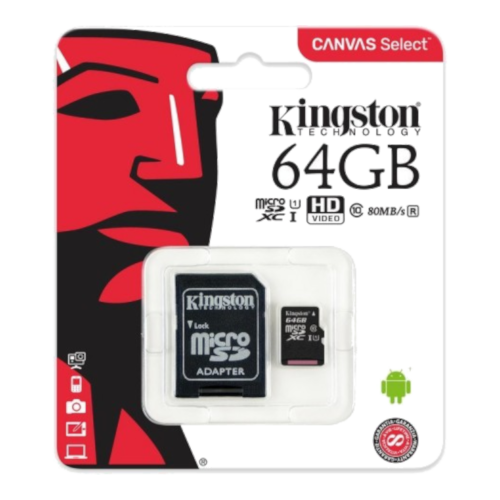 Micro SD 64Gb con Adatt.