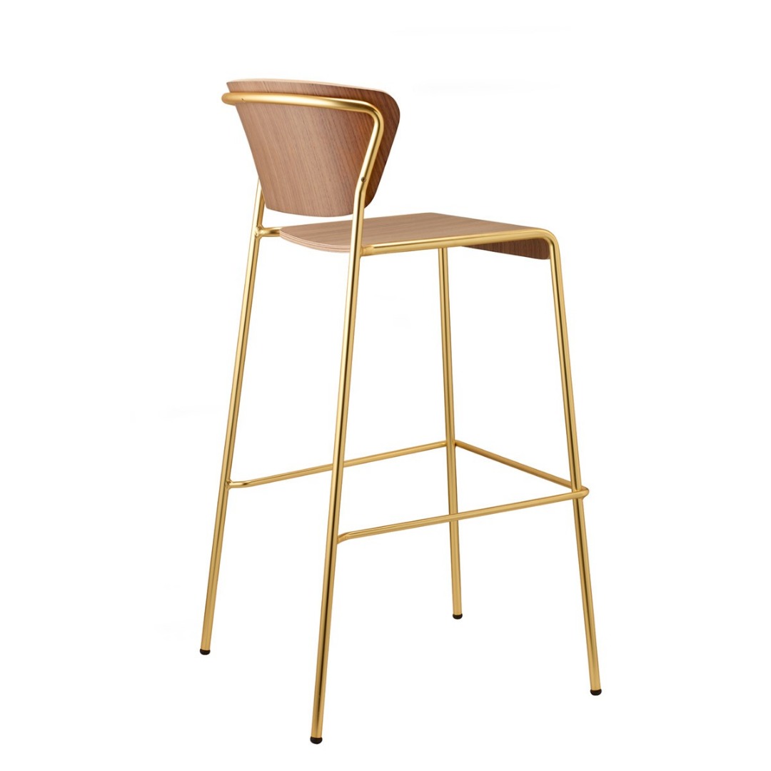 SGABELLO LISA WOOD H.75
