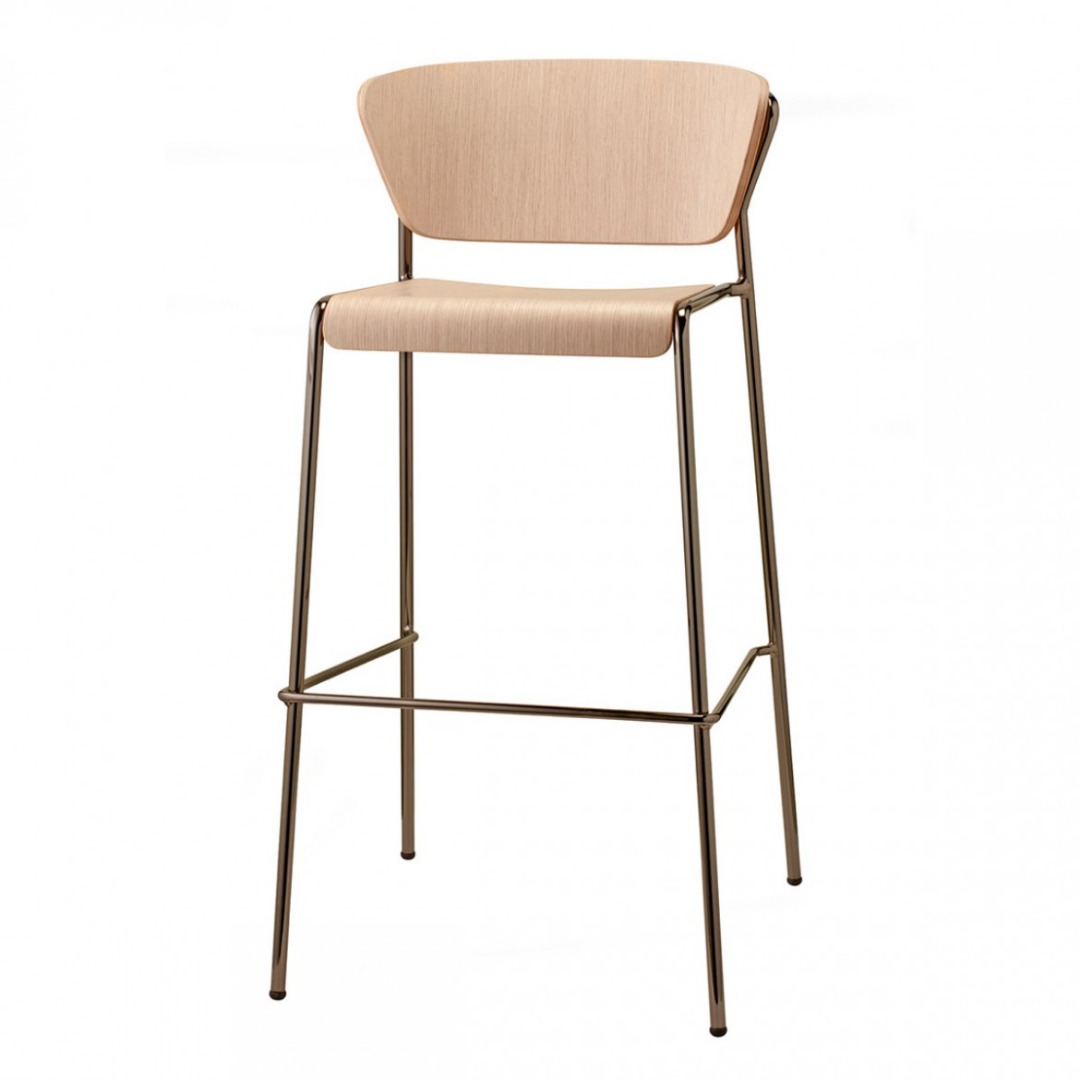 SGABELLO LISA WOOD H.75