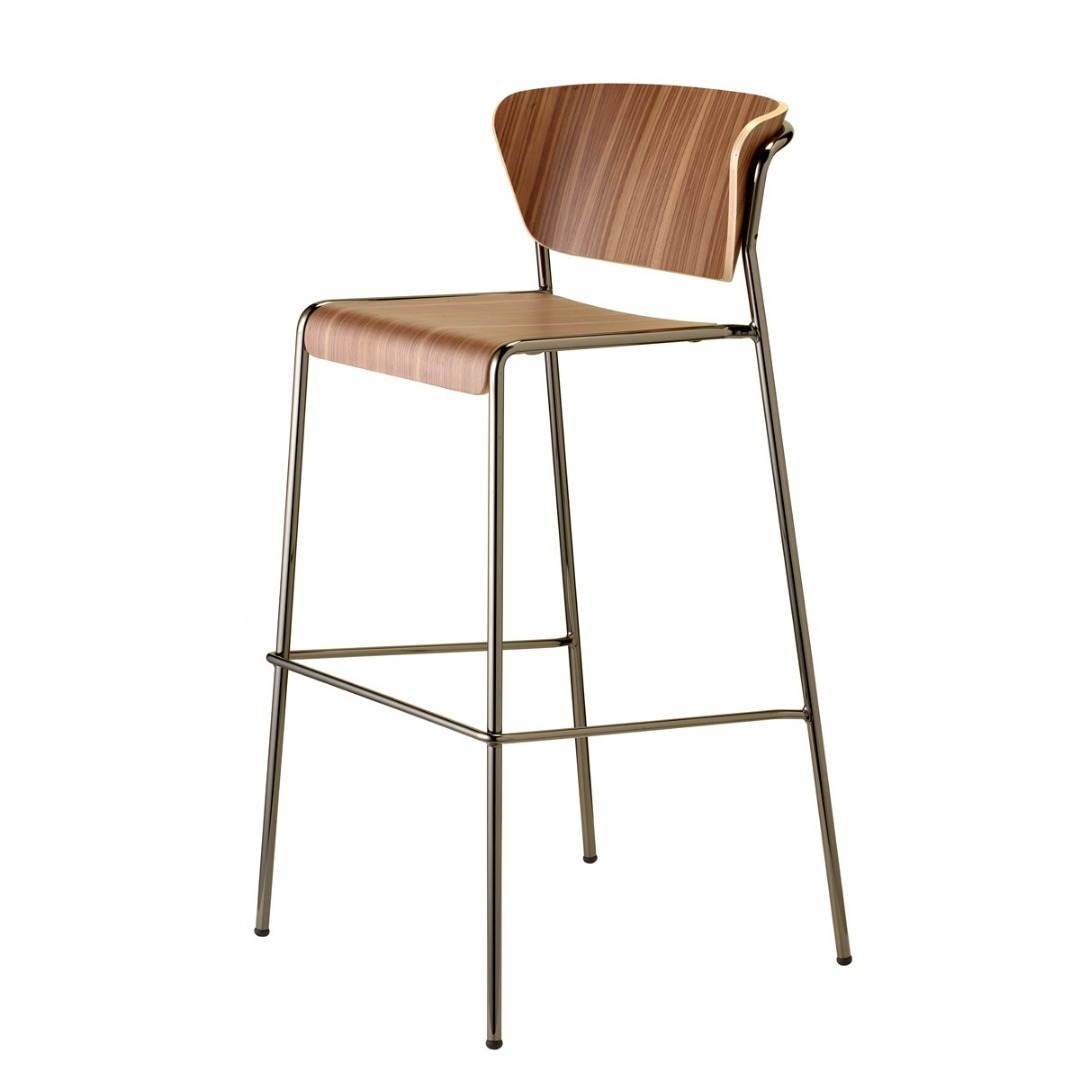 SGABELLO LISA WOOD H.65