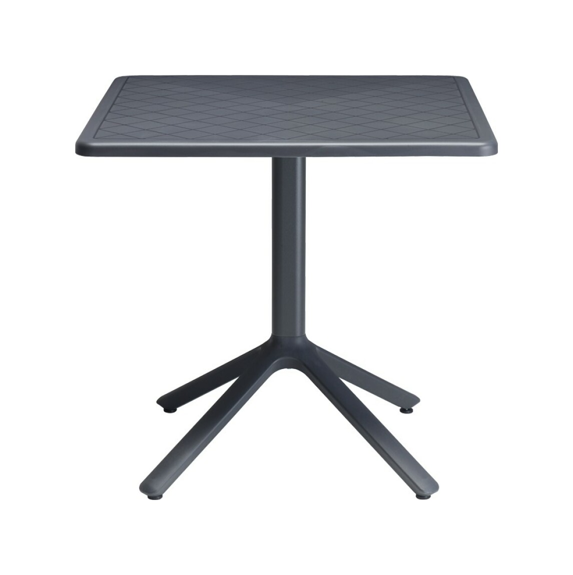 TAVOLO ECO FISSO 70x70 h109 ANTRACITE