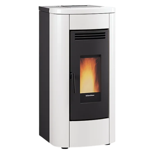Stufa a pellet ermetica canalizzata KLAUDIA PLUS AD EVO Bianco - 001297152