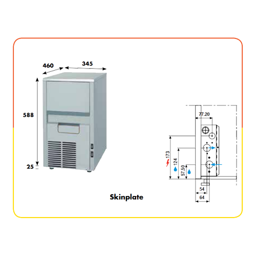 Fabbricatore di ghiaccio KL18A - 3L0018A