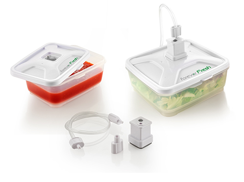 SET 2 CONTENITORI CON COPERCHIO