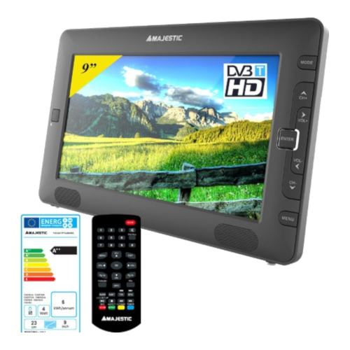 Televisore TVD-935TFT/USB/REC BK