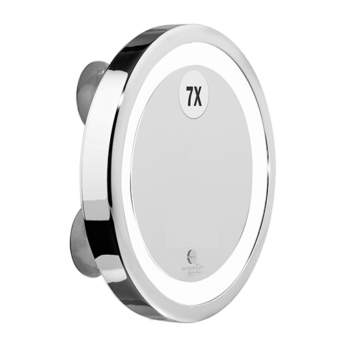 SOLAR suction magnifying mirror