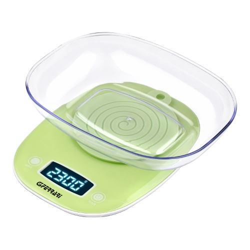 Bilancia Cucina Elettronica c/Ciotola e Silicone 1gr/5kg 
