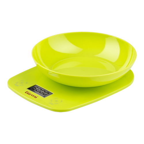 Bilancia Cucina Elettronica c/Ciotola 1gr/5kg VERDE