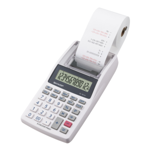 Calcolatrice mini stampante EL-1611V