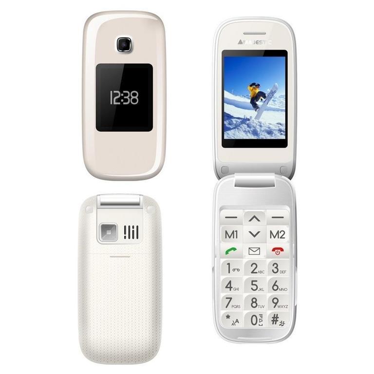 TELEFONO SILENO 51R FLIP BIANCO