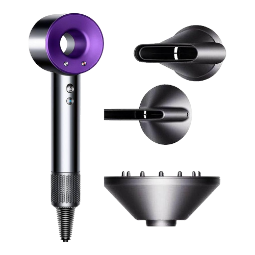 Asciugacapelli SUPERSONIC Nero/Viola