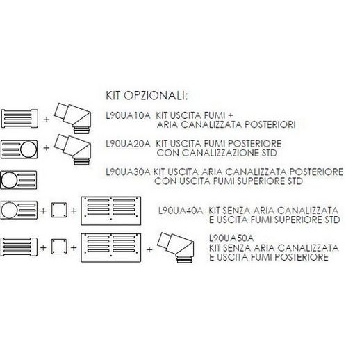Kit uscita fumi posteriore L90UA10A