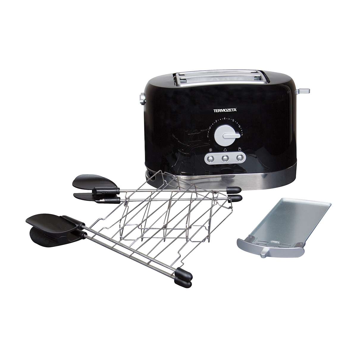 TERMOZETA TOSTAPANE BLACK INOX