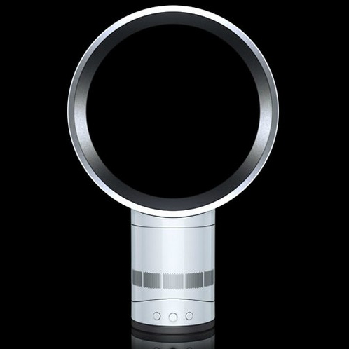 Ventilatore da tavolo AM01 White/Satin Silver