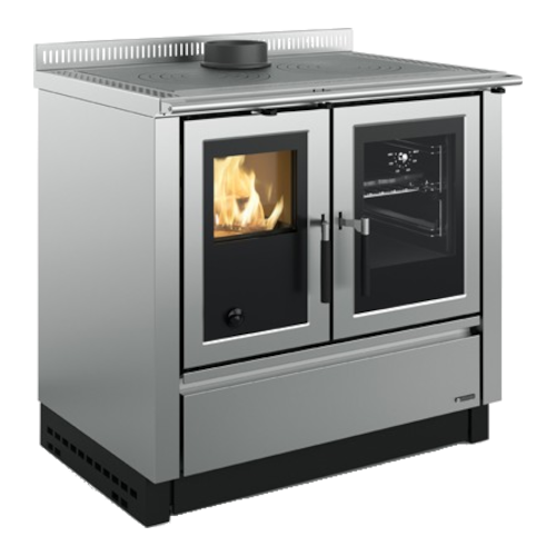 Cucina a legna VENEZIA  VST 7016405 Inox