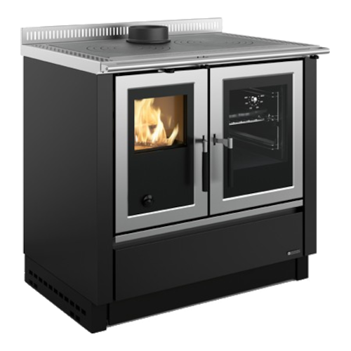 Cucina a legna VENEZIA  VST 7016406 Antracite.