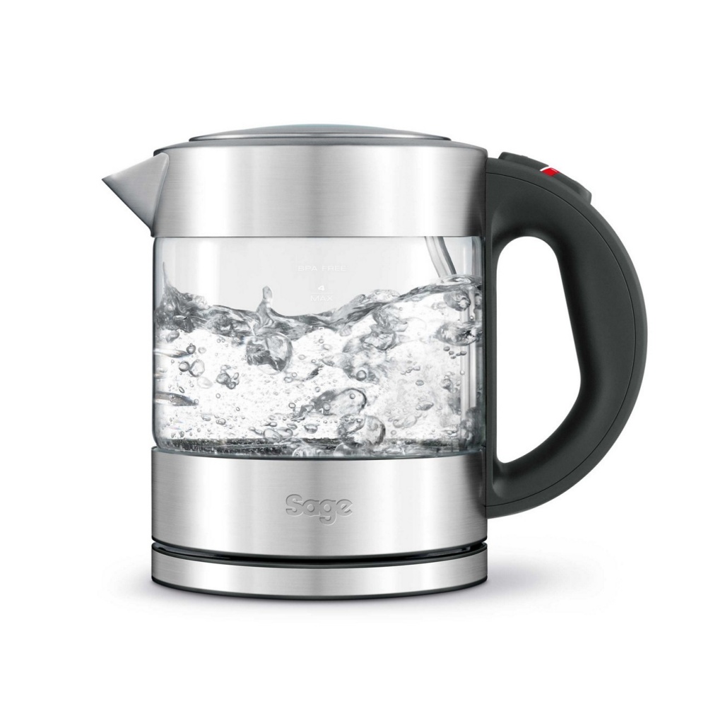 The Compact Kettle Pure Brushed Stainless Steel