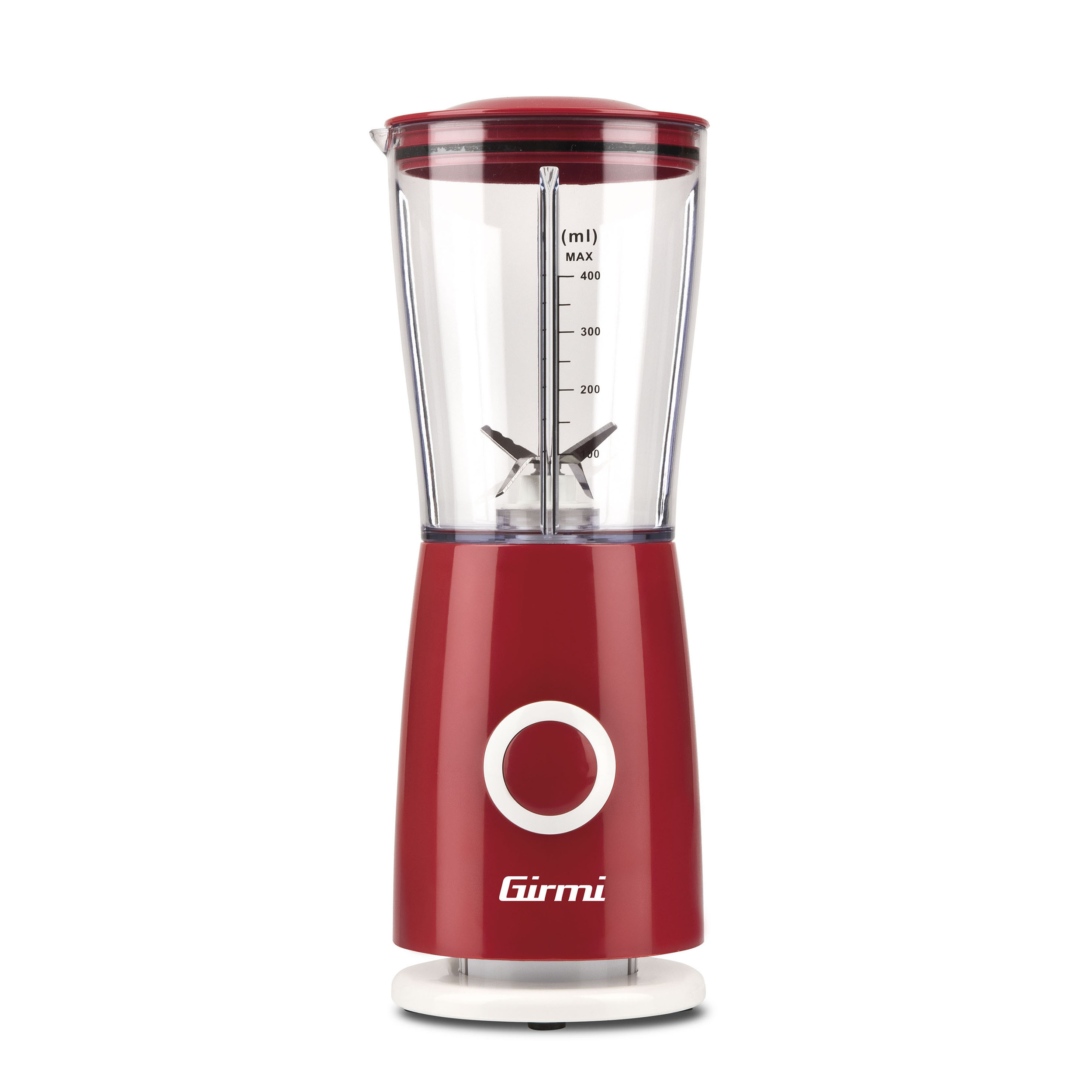 Frullatore elettrico 170W, 500ml ROSSO