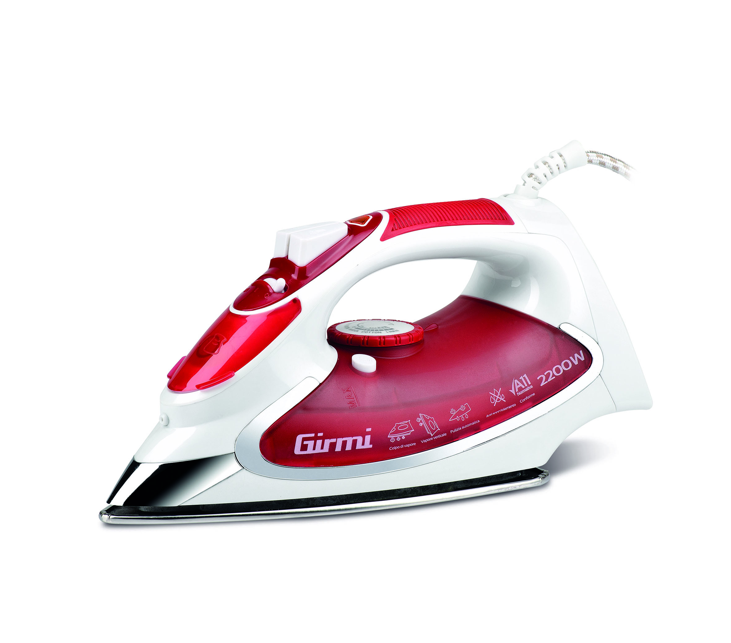 Ferro da Stiro a Vapore 280cc 2200W                  Self clean - Antidrip - Anticalc