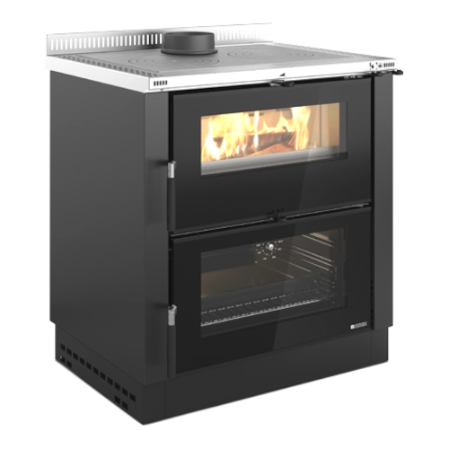 Cucina a Legna VERONA XXL VST Nero Antracite 7016251