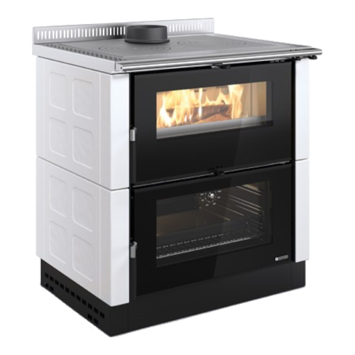 Cucina a Legna VERONA XXL MAIOLICA VST Bianco Infinity 7016266