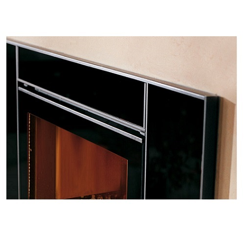 Cornice CRYSTAL 100 in cristallo nero 6016091