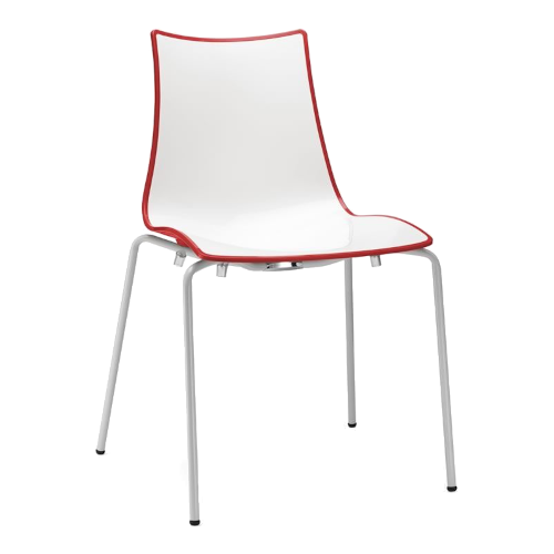 ZEBRA BICOLORE A 4 GAMBE CROM.