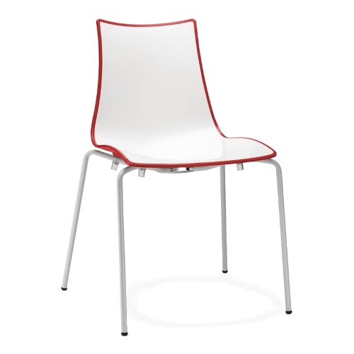 ZEBRA BICOLORE A 4 GAMBE CROM.