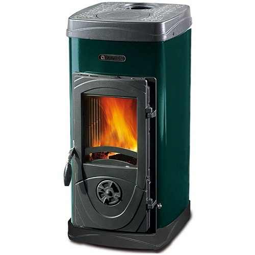 Stufa a legna SUPER MAX Verde 7111082