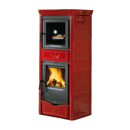 Stufa TermoNICOLETTA FORNO DSA Maiolica Bordeaux 7117350