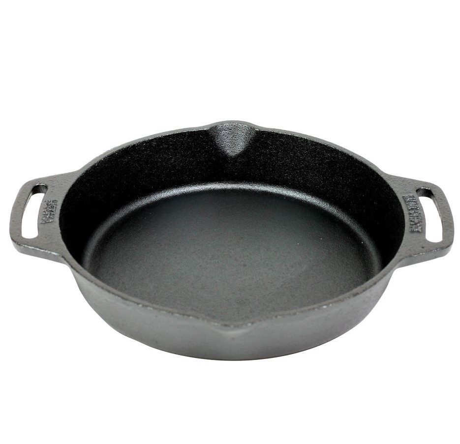 Padella in ghisa diam. 25 cm con maniglie