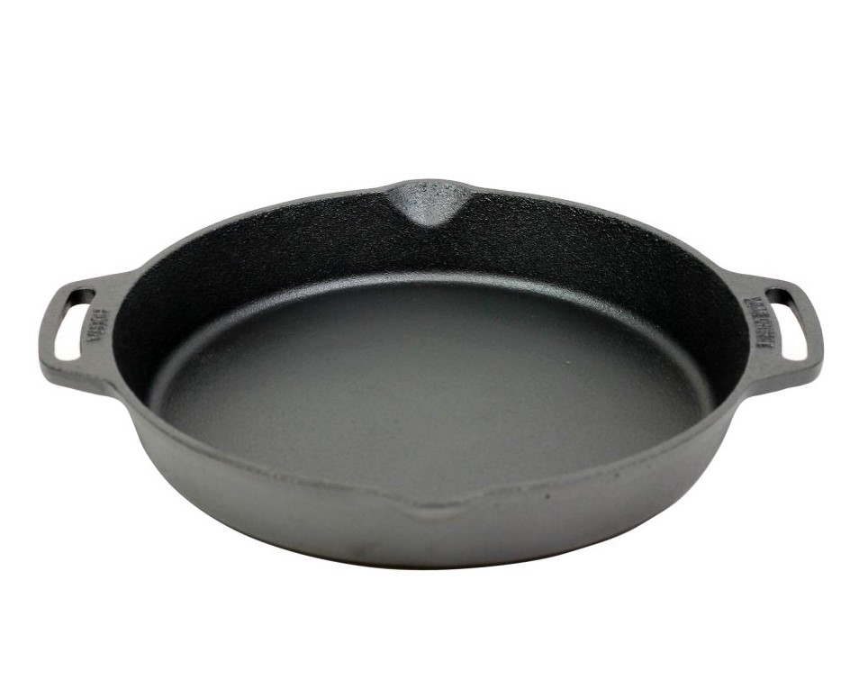 Padella in ghisa diam. 30 cm con maniglie