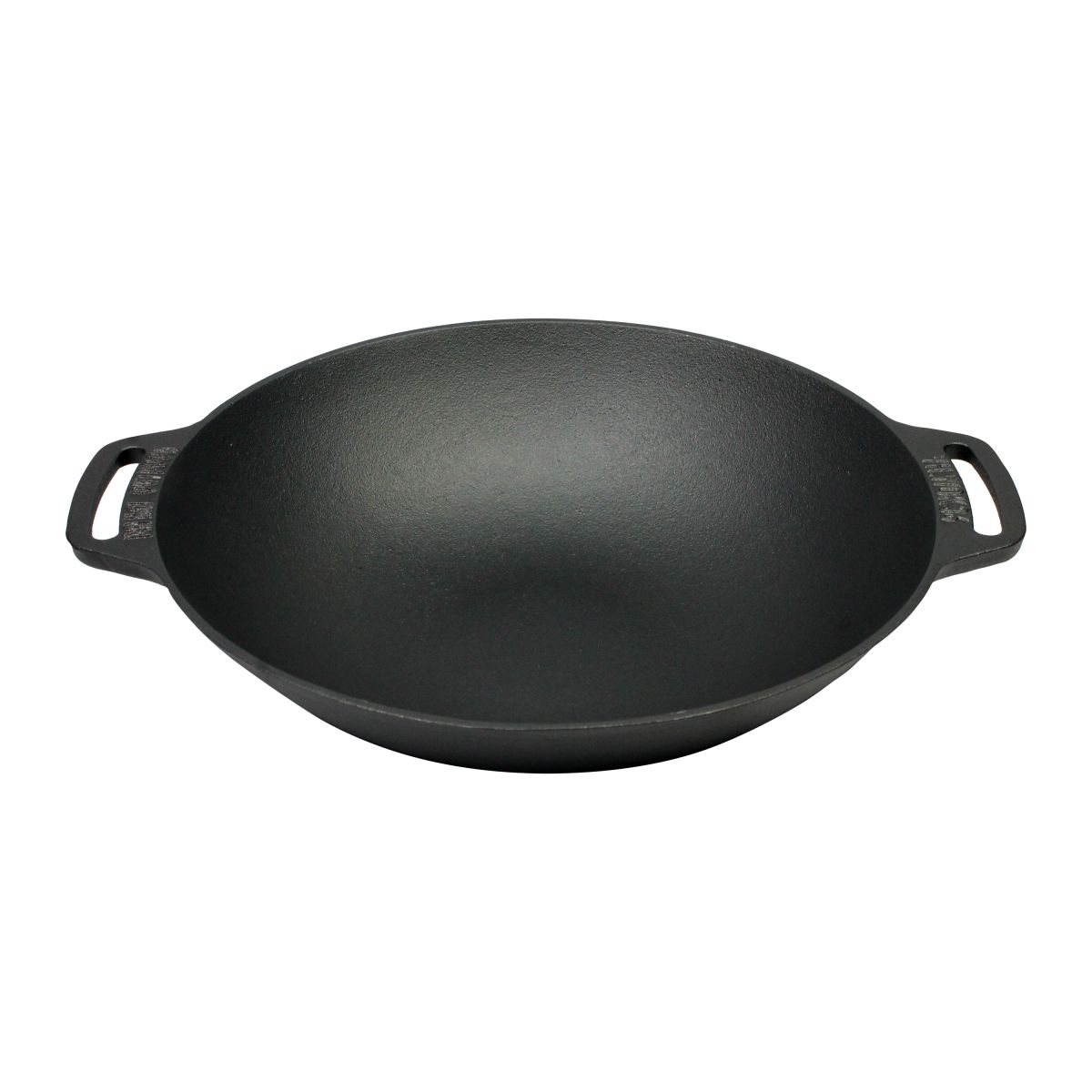Wok in ghisa diam. 36 cm con maniglie