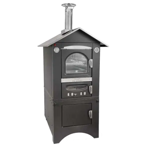 FORNO LEGNA SMART 45x80 TETTO INOX