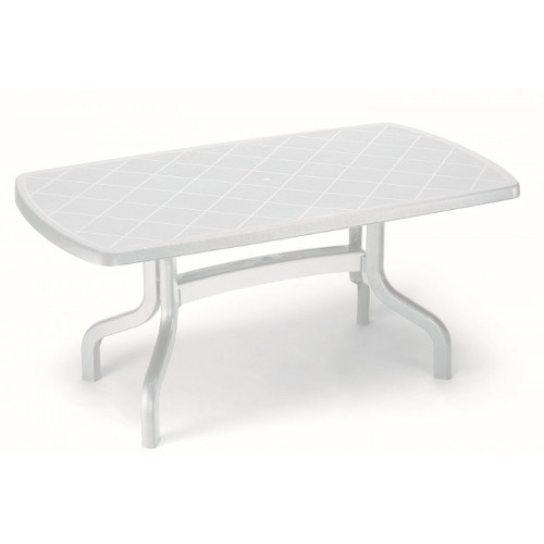 TAVOLO RIBALTO CONTRACT 140 X 80 - BIANCO