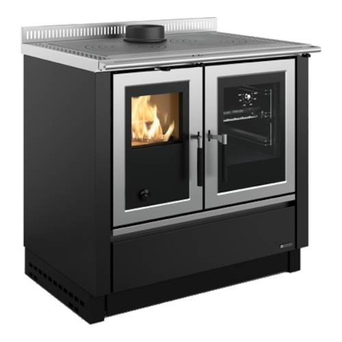 Cucina a legna VENEZIA  7016401 Nero Antracite