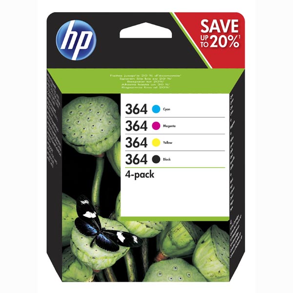 Combo pack 4 cartucce HP 364