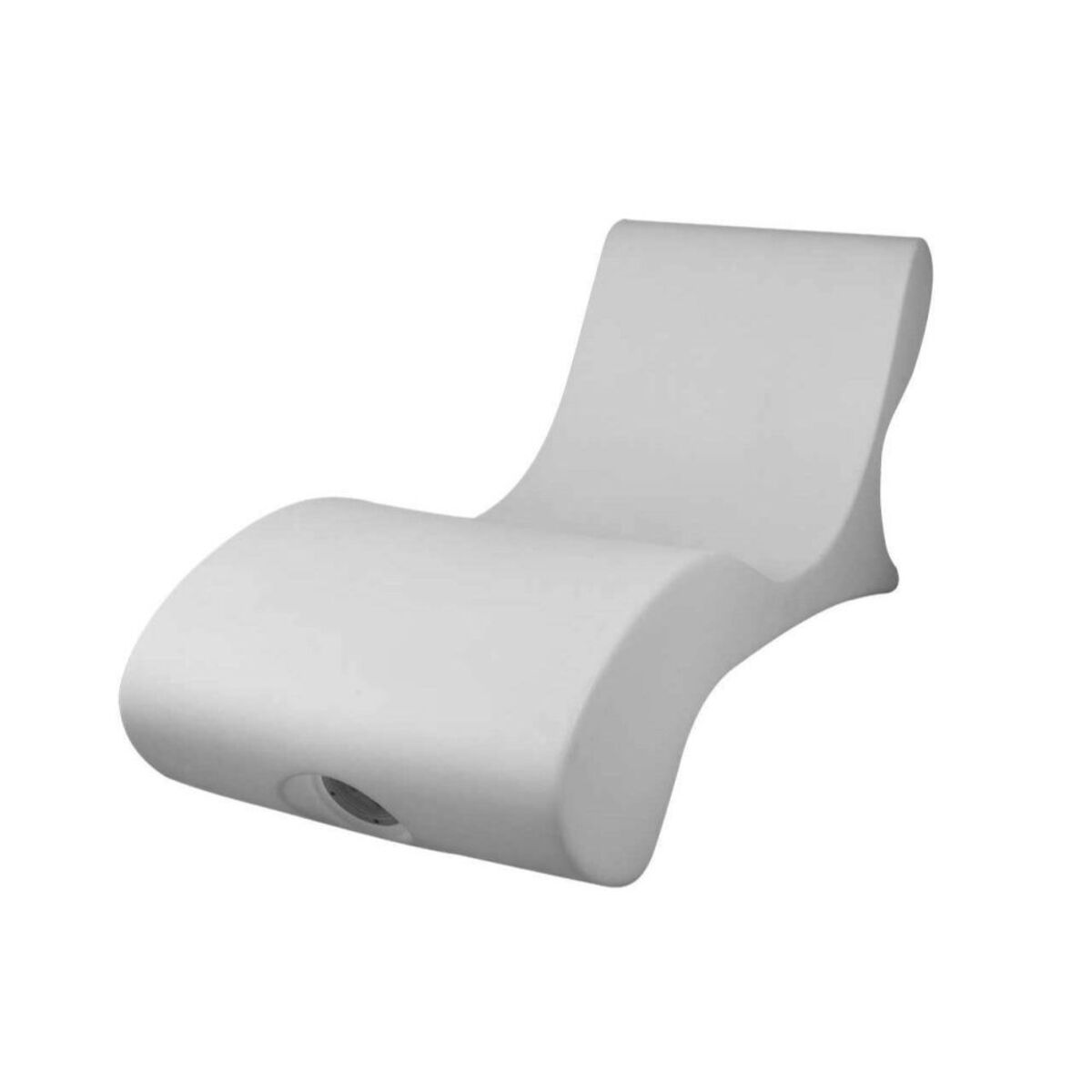 Chaise longue Lussosa in Polietilene HD