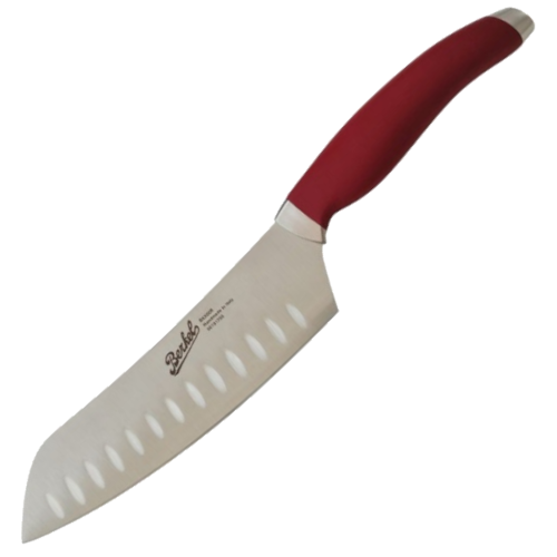 Teknica Santoku Knife 17 cm Red