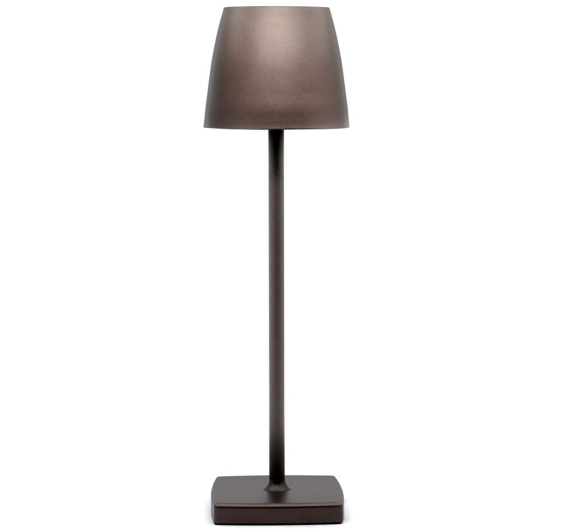 Lampada da tavolo a led LUMIERE bronzo