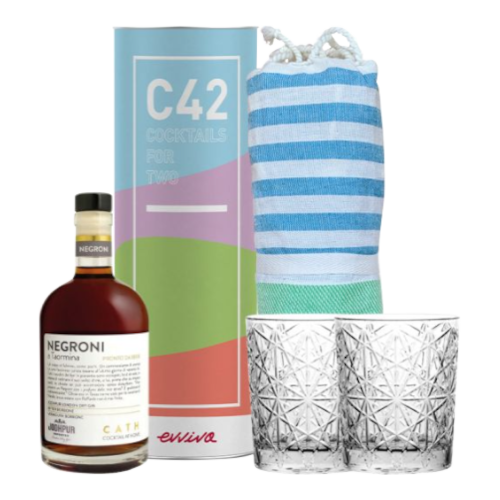 C42 Beach Cocktail NEGRONI con Telo Mare