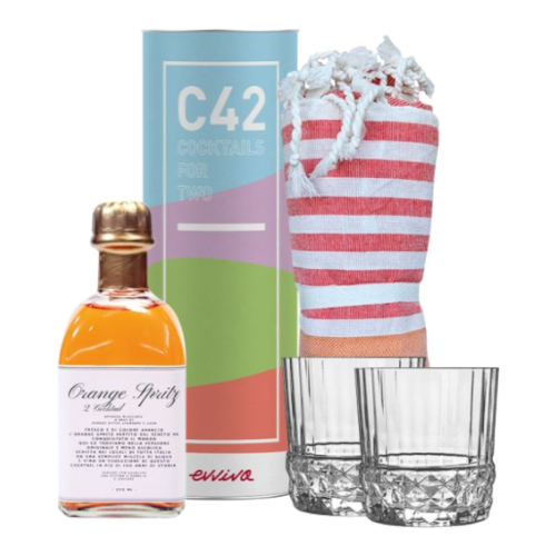 C42 Beach Cocktail ORANGE SPRITZ con Telo Mare