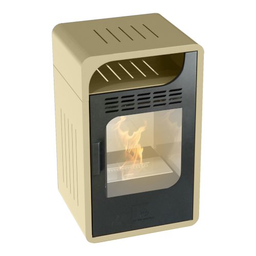 Biostufa Fiammetta Junior Ventilata Beige