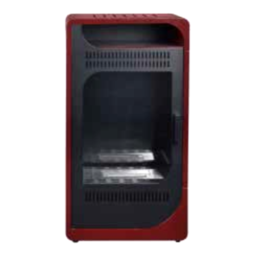 Biostufa Fiammetta Ventilata Bordeaux