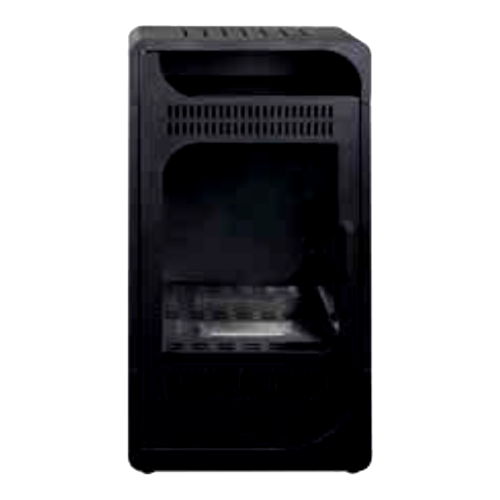 Biostufa Fiammetta Ventilata Total Black