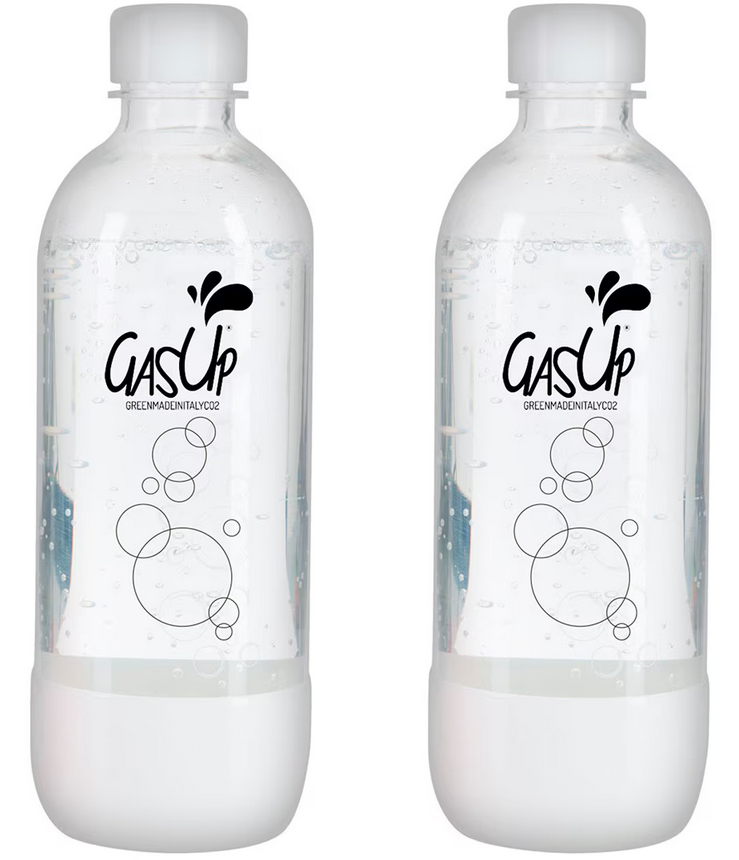 2 x bottiglie da 1 Lt bianche