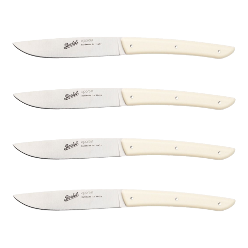 Set 4 coltelli manico CREMA KCO4SW11SMRBL