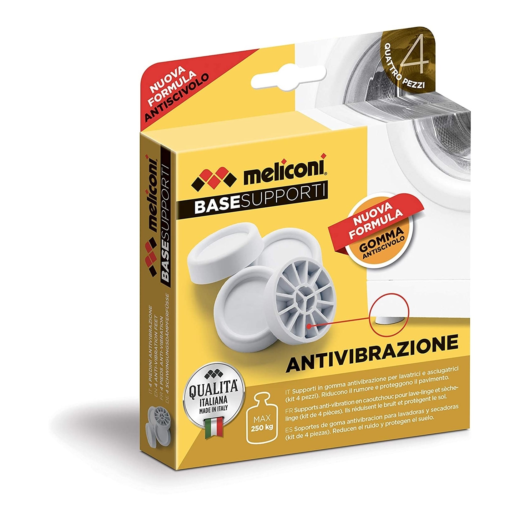 BASE SUPPORTI ANTIVIBRAZIONE - MADE IN ITALY