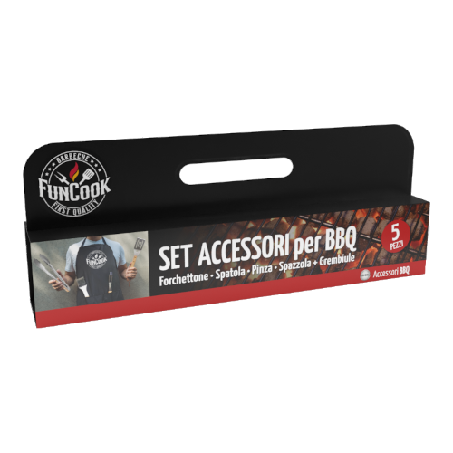 Set 5 pz. Accessori + Grembiule - 57806