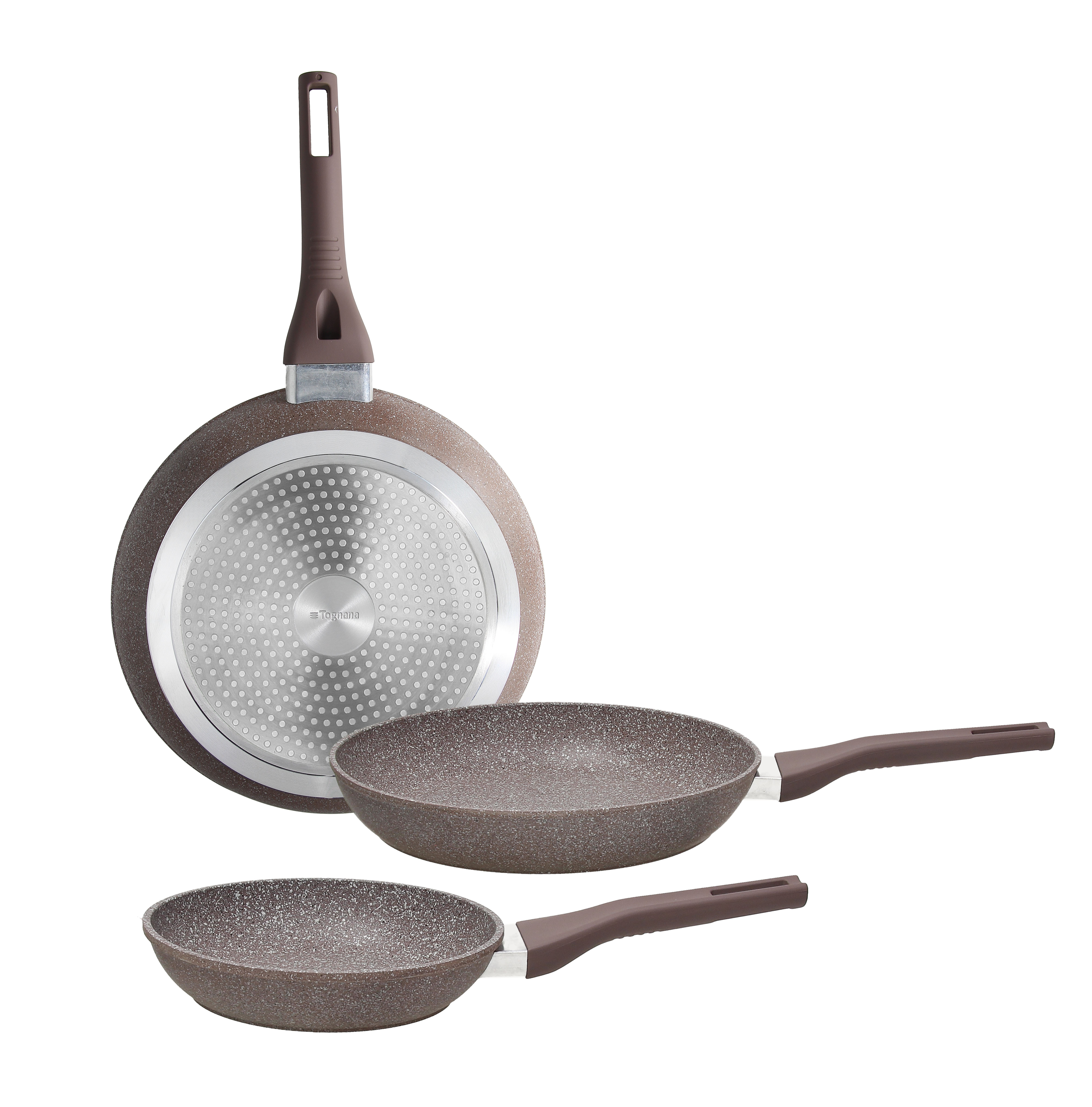 SET 3 PADELLE CM 20/24/28 GRANCUCINA ROYAL RO